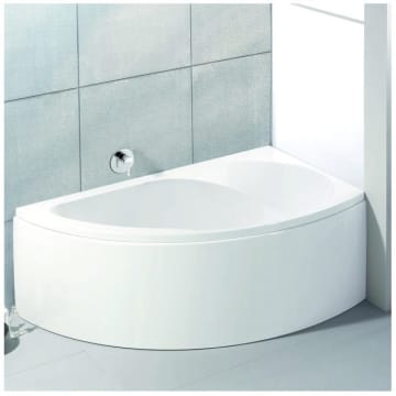 Hoesch Spectra Eck-Badewanne 170 x 100 cm rechte Ausführung mit loser Schürze