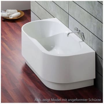 Hoesch Spectra Halbrund Badewanne 170 Cm Vorwand 3663 010 Megabad
