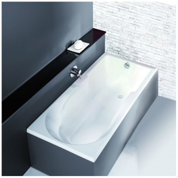 Hoesch Spectra Rechteck-Badewanne 170 x 80 cm mit Duschzone