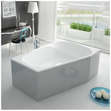 Hoesch Spectra Trapez Badewanne 180 x 120 cm rechte Ausführung