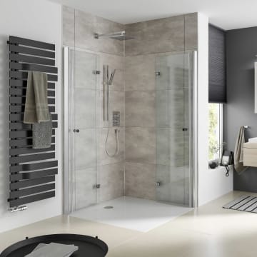 Hsk Atelier Plan Eckeinstieg Mit Drehfalttur 120 X 120 Cm