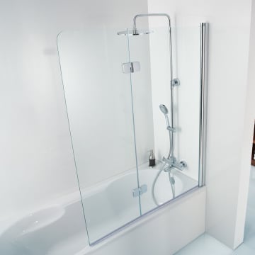 HSK Premium Softcube Badewannenaufsatz 2-teilig, Anschlag rechts