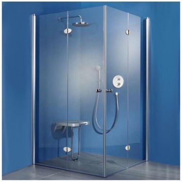 Hsk Exklusiv Eckeinstieg Mit Drehfalttur 80 X 80 X 200 Cm Megabad
