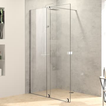 Huppe Xtensa Pure Walk In Gleittur Mit Festem Segment 140 Cm