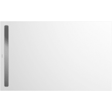 Kaldewei Nexsys shower surface with drainage channel and Secure Plus 100 x 160 cm