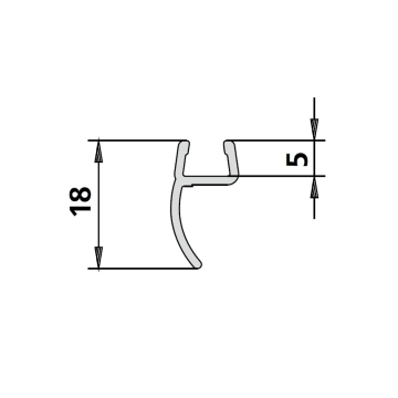 Kermi Aska Ersatz Dichtprofil Senkrecht 2534091 Megabad
