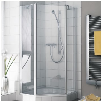Kermi Ibiza 2000 Funfeck Duschkabine 85 5 X 85 5 Cm Mit Schwingtur