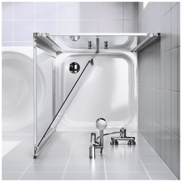 Kermi Ibiza 2000 Seitenwand Verkurzt Beweglich Neben Badewanne 90