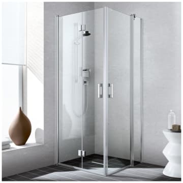 Kermi Liga Eckeinstieg Pendel Faltture 2 Teilig 90 Cm Halbteil