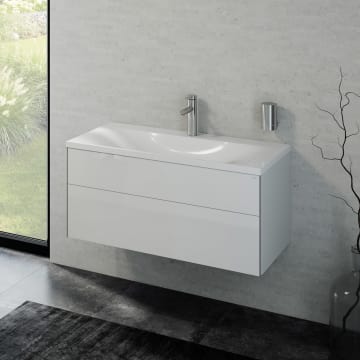 Keuco Royal Reflex washbasin with vanity base 100 cm