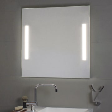 Koh-I-Noor Spiegel 50 x 50 cm mit seitlicher LED-Beleuchtung