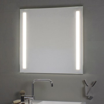 Koh-I-Noor Spiegel 90 x 90 cm mit seitlicher LED-Beleuchtung