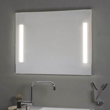 Koh-I-Noor Spiegel 100 x 80 cm mit seitlicher LED-Beleuchtung