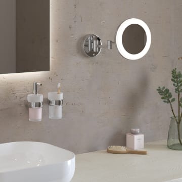 Kronenbach Led Kosmetikspiegel Wandmodell Rund Mit