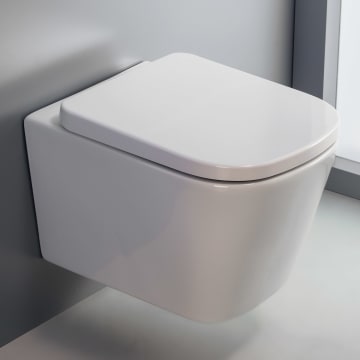 Kronenbach Cube Wand-WC-Set spülrandlos inkl. WC-Sitz