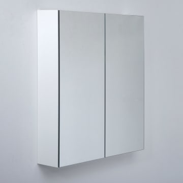 Kronenbach Plana 2.0 Spiegelschrank 60 cm mit 2 Türen und LED-Aufsatzleuchte