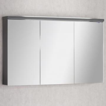 Lanzet Spiegelschrank 90 cm mit Leuchte L4 und 3 Türen