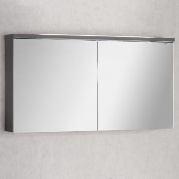 Lanzet Spiegelschrank 120 cm mit Leuchte L4 und 2 Türen
