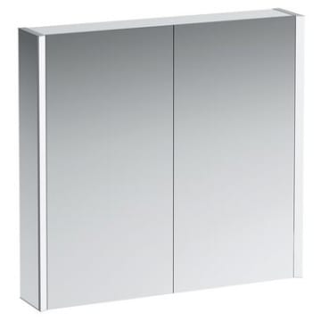 LAUFEN Frame 25 Spiegelschrank 80 x 75 cm mit 2 Türen und Ambiente Licht