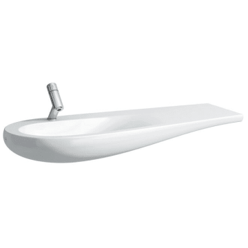 LAUFEN Alessi washbasin undermountable 120 x 50 cm, with tap hole and shelf right