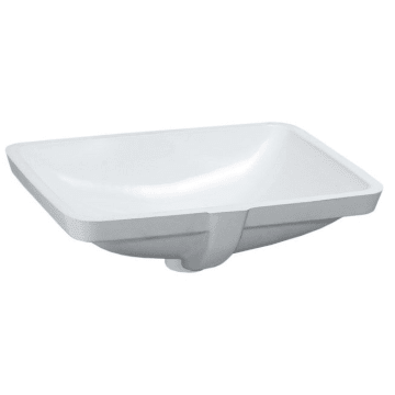 LAUFEN Pro S built-in washbasin from below 52.5 x 40 cm
