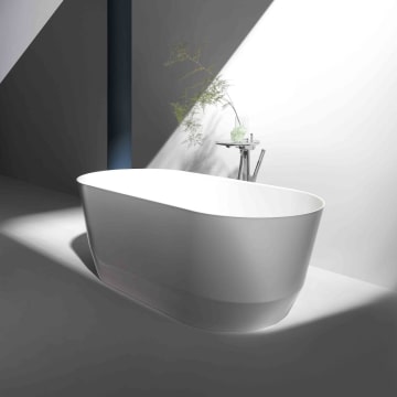 LAUFEN Pro freistehende Badewanne 150 x 70 cm aus Marbond