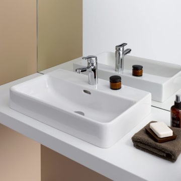 Laufen Pro S Compact Aufsatzwaschtisch 55 Cm Mit Hahnloch Und