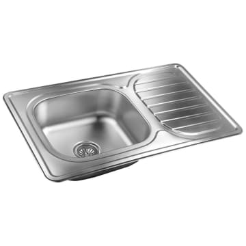 Megabad House Edelstahlspüle 86 x 18 x 50 cm MB8650SP - MEGABAD