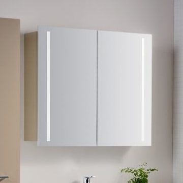 Architekt 400 Spiegelschrank 60 Cm Mit Led Beleuchtung Megabad