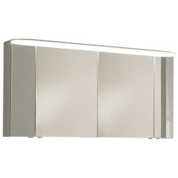 Pelipal Balto Spiegelschrank 150,2 x 27 x 74 cm mit LED Lichtkranz, Waschplatzbeleuchtung