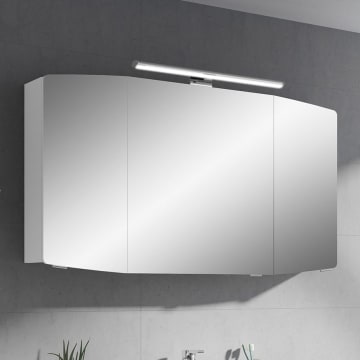 Pelipal Cassca Spiegelschrank 120 x 17 x 67 cm mit LED Beleuchtung und Waschplatzbeleuchtung