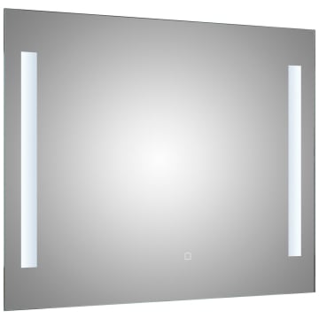 Pelipal S34 LED Spiegel 90 x 70 cm Lichtausschnitt links und rechts