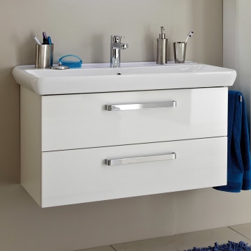 Pelipal Pineo vanity unit 88 x 44 x 48 cm, with 2 drawers, handle D2