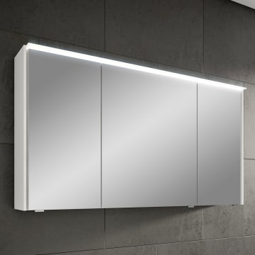Pelipal Serie 6010 (Solitaire) Spiegelschrank 134 x 17,6 x 70,9 cm mit LED-Lichtkranz