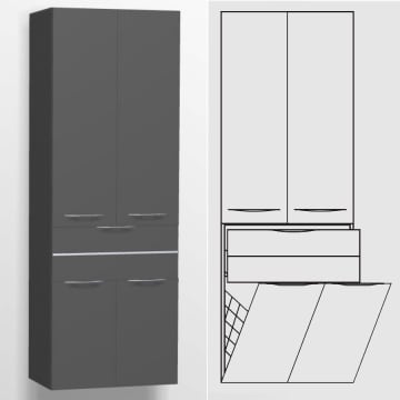 Pelipal Solitaire 6025 Hochschrank 60 X 33 X 168 Cm 2