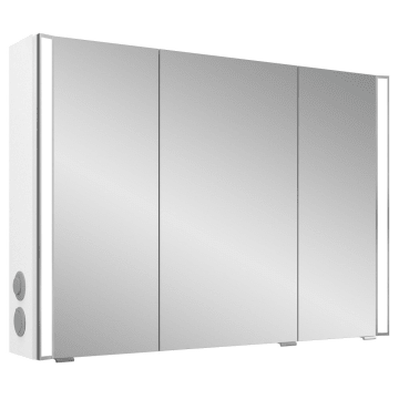 Pelipal S25 Spiegelschrank mit seitl. LED Lichtprofil 100 x 17 x 70 cm, Modul links außen