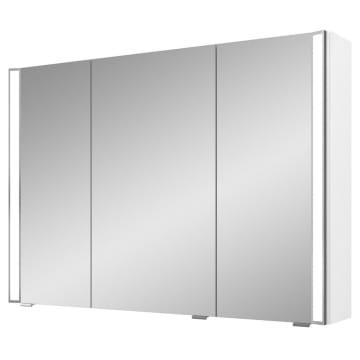 Pelipal S25 Spiegelschrank mit seitl. LED Lichtprofil 100 x 17 x 70 cm, Modul unten