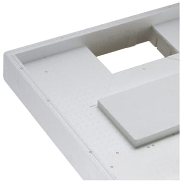 Poresta Systems Wannenträger für Bette Ultra Duschwanne Superflach 120 x 80 x 3,5 cm