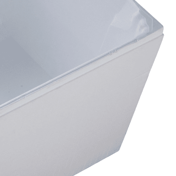 Poresta Wannenträger, fliesengerecht und wärmeisolierend für Hoesch Parana 150 x 100 cm, rechte Ausführung