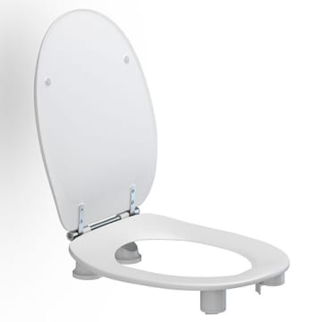 Pressalit WC-Sitz Projecta Pro 896 Standard, Sitzerhöhung,  50 mm erhöht antibakteriell inkl. DC9 Spezialscharnier