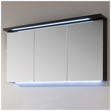 Puris Cool Line Spiegelschrank 120 x 15 x 68 cm mit LED-Beleuchtung