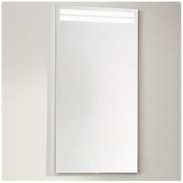 Puris for Guests Flächenspiegel 40 x 80 cm, mit 2 LED-Lichtfenstern oben