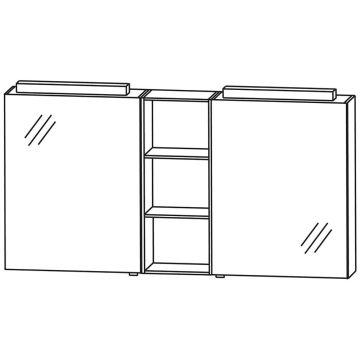 Spiegelschrank aufbauleuchten led