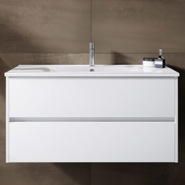 Riho Porto Wave washbasin with vanity unit 100 cm with 2 drawers
