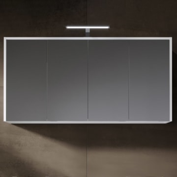 Riho Porto Spiegelschrank mit LED Aufsatzleuchte 120 x 60