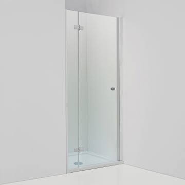 Sprinz Bs Dusche Tur Mit Festelement Fur Nische Bis 90 X 200 Cm Anschlag Links Bs219chl Megabad