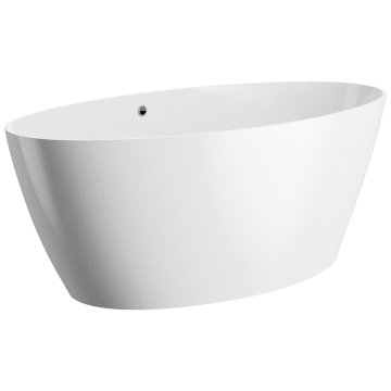 Treos Mineralguss Badewanne freistehend 160 x 80 cm