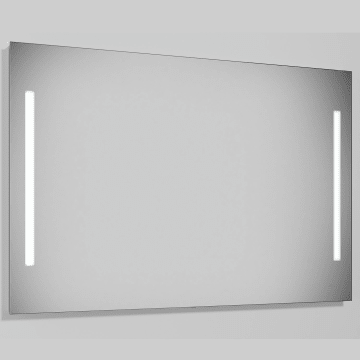 Treos Serie 614 LED-Wandspiegel hinterleuchtet 120 x 80 cm