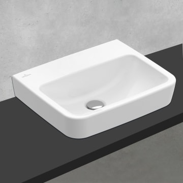 Villeroy & Boch O.novo Aufsatz-Handwaschbecken 45 x 37 cm ohne Überlauf, ohne Hahnloch