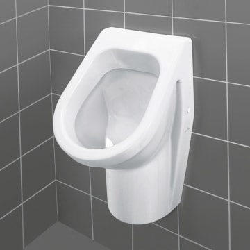 Villeroy & Boch Architectura Absaug-Urinal, mit Zielobjekt, Zulauf verdeckt